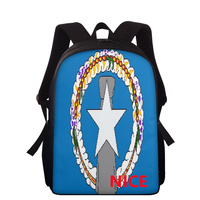 Sac à dos personnalisé en polyester avec motif Saipan Splash, sangle ergonomique anti-pression, idéal pour l'école, les voyages et les courses