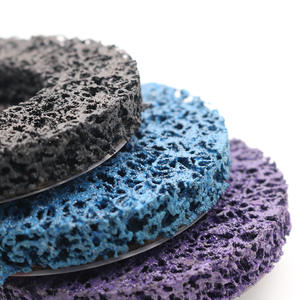 Hot Sale Orange Abrasive Cleaning Clean 125mm Purple Poly With <b>Plastic</b> Back Strip <b>Disc</b> - Product Image 2