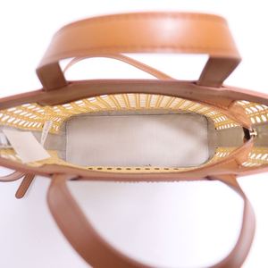 Sac fourre-tout personnalisé en bambou tressé écologique pour femme, idéal pour l'été, la plage, les vacances, avec fermeture éclair, portable, pour voyage, logo DIY Keymay - Product Image 5