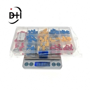 236PCS Mixed Spade Bullet Piggyback <b>Crimp</b> Terminals Insulated Electrical Wire Cable Criming Connectors <b>Set</b> Kits - Product Image 5