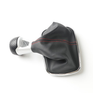 Pomo de Palanca de Cambios de Cuero para Auto, 5 y 6 Velocidades, Ergonómico, Compatible con Volkswagen Bora - Product Image 2
