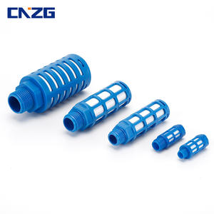 Silenciador de Plástico de 1/8 de Pulgada con Válvula Solenoide de Escape PSL-02 Negro/Azul/Naranja Silenciador de Escape de 1/2/3/4/5 Pulgadas - Product Image 4