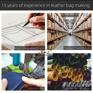 Cartera larga de piel de vaca de gran capacidad para mujer con logotipo personalizado He Wu <span class=keywords><strong>Shi</strong></span> <span class=keywords><strong>Shang</strong></span> - Product Image 5