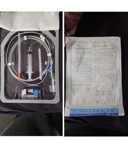 ชุดสายสวนหลอดเลือดดำส่วนกลางแบบสามทาง 7Fr / 8Fr / 9Fr CVC สำหรับผู้ใหญ่/เด็ก  ชุดสายสวนหลอดเลือดดำส่วนกลาง PU CE - Product Image 5