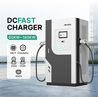 Stasiun Pengisian Kendaraan Listrik Penoda New Energy 120KW Ocpp Solar Fast DC Charger EV Komersial Level 3 Tipe Lantai
