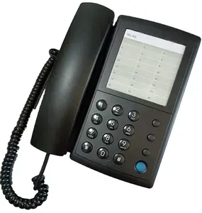 Kingtel Basic Corded Phone mit einfügbarem Papierkarten-Message-Wartungs- und eingehenden Anruf Anzeige Geschäftstelefon Festnetz Telefon