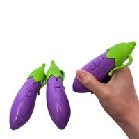 Stylo à bille en forme de carotte, de maïs et d'aubergine de dessin animé pour enfants, cadeaux d'anniversaire, papeterie créative, vente en gros