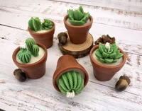 Nouveautés pour les fêtes, bougie en forme de plante succulente, mini cactus, bougies chauffe-plat pour les souvenirs de mariage pour les invités