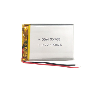 Özel 504055 1200mah <span class=keywords><strong>3</strong></span>.<span class=keywords><strong>7v</strong></span> lityum polimer pil lityum iyon hücreleri şarj edilebilir piller Lipo piller - Product Image 3
