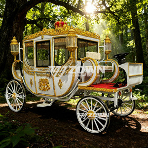 Calèche royale électrique de haute qualité, calèche royale électrique à vendre, calèche royale classique de luxe à quatre roues - Product Image 4