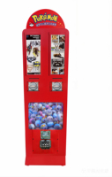 Distributeur automatique portable 2 emplacements pour cartes, autocollants et jouets en capsule, modèle Impulse Purchase, pour salles de mariage de renommée mondiale