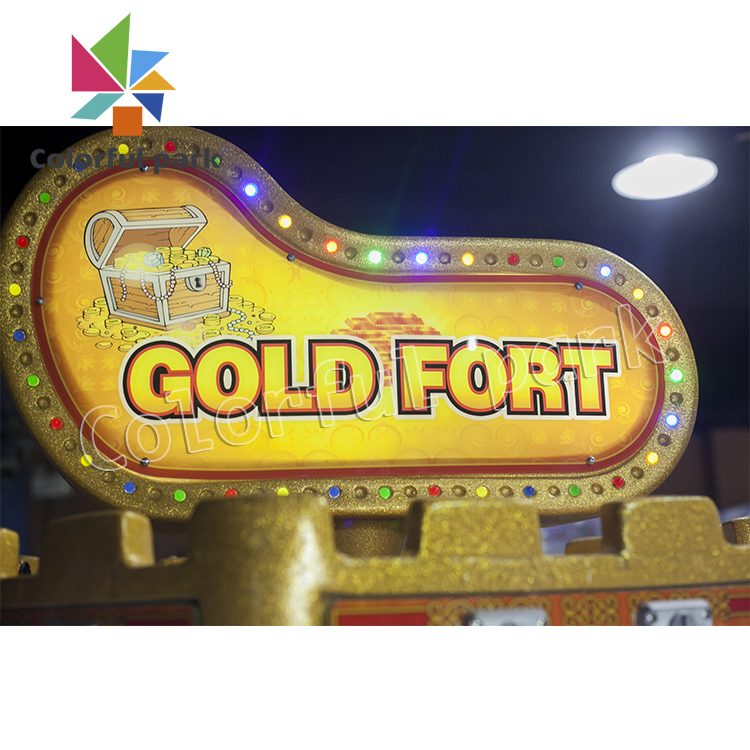 Colorfulpark fort doré machine rachat billets d'arcade jeu de billet de machine de jeu de machine de billet de loterie