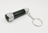 Mini lampe torche UV 395nm portable avec logos personnalisés, porte-clés LED en métal pour vérification de devises