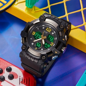 SHUAIKE 1094 Nouvelle Arrivée Fabricant Chinois Montre Sportive Numérique Homme Pas Cher Montre Analogique en Plastique Montre à Quartz pour Homme - Product Image 4