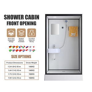 Nouvelle salle <span class=keywords><strong>de</strong></span> bain préfabriquée moderne <span class=keywords><strong>de</strong></span> luxe tout-en-un, unité <span class=keywords><strong>de</strong></span> salle <span class=keywords><strong>de</strong></span> bain rectangulaire, <span class=keywords><strong>cabine</strong></span> <span class=keywords><strong>de</strong></span> <span class=keywords><strong>douche</strong></span> avec toilette intégrée, salle <span class=keywords><strong>de</strong></span> <span class=keywords><strong>douche</strong></span> intégrée - Product Image 2