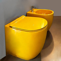 WC suspendu Terra Bowl, toilettes suspendues, produits de salle de bain CE ISO, articles sanitaires en céramique pour la décoration d'hôtels et de maisons