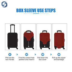 Bảo vệ vali cove đầy màu sắc bao gồm hành lý để bảo vệ phong cách và thiết thực - Product Image 6