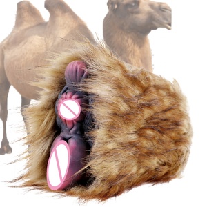 Fantasy Camel Plush Style Male <b>Masturbator</b> Soft Furry Double Channel Adult Toy for Men - Product Image 1