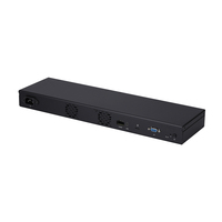 K20331G9 1U Rack Server Atom C3758R Procesador de 8 núcleos 2,4 Ghz 16M Cache Firewall Mini PC con 5*2,5G Lan 4*10G SFP