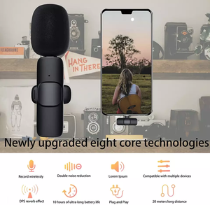 Mini Wireless Lavaliere <strong>Microphone</strong> Noise Reduction for Outdoor Live Recording Vlogging Usb <strong>bluetooth</strong> 2.4G - Product Image 2