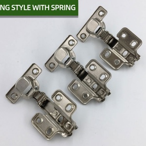 Charnière à ressort moderne en acier laminé à froid de 26 mm pour portes d'armoires épaisses, 90 degrés, nickel, pour chambre, bureau, salon, cuisine, atelier - Product Image 2