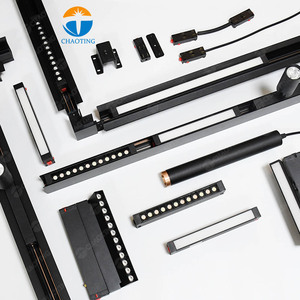 Homekit 360 Adjustable <strong>LED</strong> <strong>Track</strong> <strong>Lights</strong> <strong>Supplier</strong> Cob 30W Focus <strong>Track</strong> <strong>Light</strong> in Dimmable Color <strong>Led</strong> Magnetic Rail Lighting System - Product Image 1
