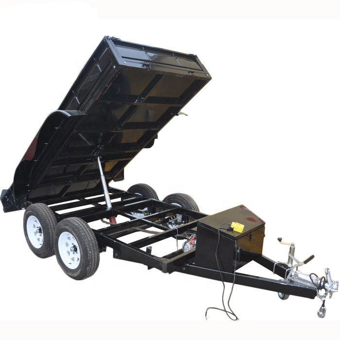 Tandem Achse Einzel Ram Dump Trailer für Verkauf