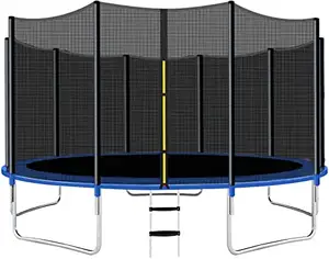 Kinder Im Freien Frühling Pad Wasserdicht Jump Matte Leiter 10 12 14 15 16 FT Sicherheit Gehäuse Netto Combo Bounce Jump trampolin