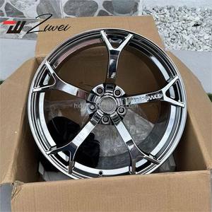 Кованые диски 1ZW в стиле Nismo V1 JDM, хромированные, серебристые, 5-спицевые, вогнутые, 18, 19, 20, 21, 22 дюйма, 5x114.3, для Nissan 350Z 370Z - Product Image 5