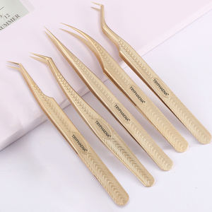 まつげアプリケーターピンセット卸売美容院プロまつげエクステンションアプリケーターピンセット - Product Image 1