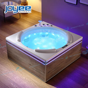 JOYEE baignoire autoportante ronde baignoire acrylique style européen équipement de spa baignoire de massage villa jakuzi - Product Image 4