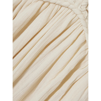Robe maxi décontractée sans manches en mélange de lin avec ceinture tressée, fente évidée, taille naturelle, respirante, longueur au sol, pour l'été, service OEM