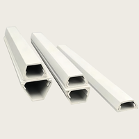 Sac en plastique de conduit de chemin de câbles trapézoïdal PUWEI ou couverture de câble de carton PVC rigide pour le conduit de câblage téléphonique de système de goulotte