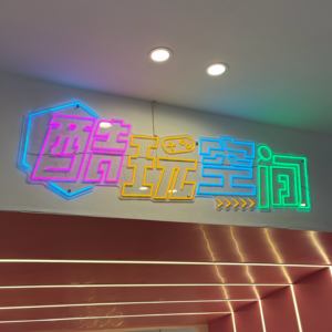 Entrega Rápida, Letrero de Neón Personalizado con <span class=keywords><strong>Espejo</strong></span>, Logotipo Personalizado, Letrero LED de Neón para Eventos, Dormitorio, Cumpleaños - Product Image 4