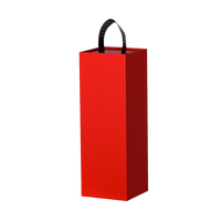   Boîte de rangement pour verres à vin imprimée à l'encre de soja, boîte à vin rigide pliable de luxe en carton avec couvercle magnétique