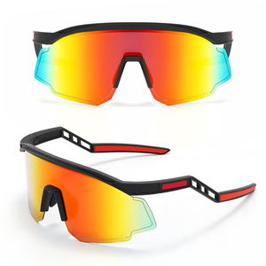 Occhiali da Sole Sportivi per Ciclismo con Lenti Intercambiabili Polarizzate per Uomo, Vendita all'Ingrosso OEM Personalizzata - Product Image 2