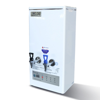 Distributeur d'eau chaude et froide entièrement automatique à double robinet, utilisé dans les salons de thé et les cafés.
