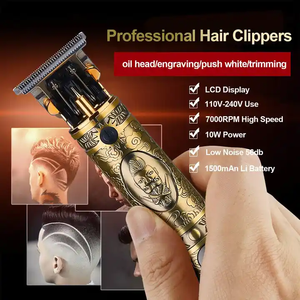 Tihair Jm-700al costume professionnel Rechargeable sans fil tout métal Machine de découpe hommes électrique tondeuse à cheveux tondeuses - Product Image 6