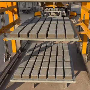 Mesin pembuat bata beton semen yang mudah dioperasikan dengan komponen cetakan inti yang terintegrasi pada jalur produksi bata Paving - Product Image 1