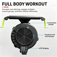 Máquina de Fitness para Esquí Montada en Pared, Simulador de Esquí de Fondo para Uso Doméstico y Comercial