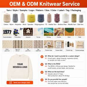 Suéter Personalizado para Hombre, Cárdigan Jacquard con Diseño de Llamas, Cuello en V, Chaqueta de Punto Holgada Informal, Cárdigan para Hombre - Product Image 5