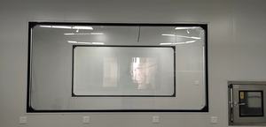 Porte de gymnase horizontale en aluminium, fenêtre modulaire, salle blanche insonorisée, étanche, verre trempé, design industriel, école - Product Image 1