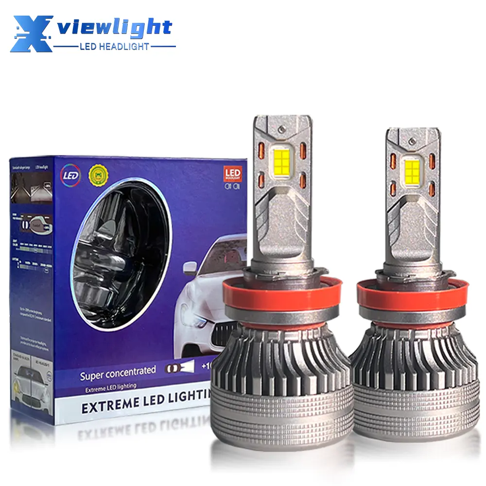 Farol LED super brilhante para carro S20 70W 130W 18000LM H1 H7 Lâmpada LED H11 9005 H4 Foshan LED H7 Faróis LED