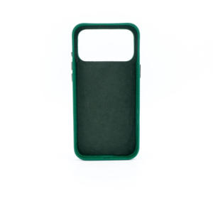 Étui de protection pour téléphone vert foncé texturé avec découpes précises - Product Image 2