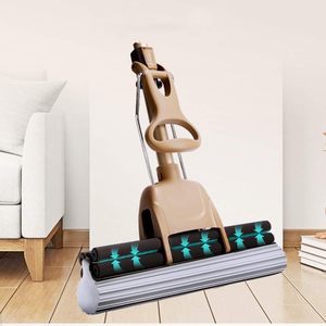Hands-free <b>Flat</b> Sponge <b>Mop</b> Super Absorbent PVA Sponge Cleaning Floor <b>Mop</b> Tile Floor Bathroom Garage Home Cleaning Supplies - Product Image 4