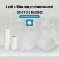 Emballage gonflable pour magasin de cadeaux Rouleau de film à bulles Coussin Oreiller Sac à colonne d'air