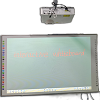 Pizarra Digital Inteligente ShenMaiDi de 102 Pulgadas con Pantalla Táctil USB, Pizarra Interactiva por Proyección para la Enseñanza en el Aula