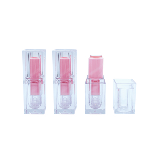 Yueshunxing Thấp Moq Biểu Tượng Tùy Chỉnh Rõ Ràng Frosted Độc Đáo Vuông Lip Balm Stick Container Son Môi Ống Rỗng Son Môi Container - Product Image 4