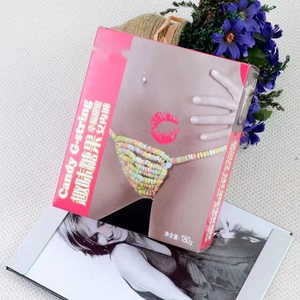 Sexy Dextrosa Bikini Candy Panties -- <span class=keywords><strong>comestible</strong></span> Mujeres Bragas <span class=keywords><strong>Ropa</strong></span> <span class=keywords><strong>interior</strong></span> Dulces Pene Candy Toys - Product Image 1