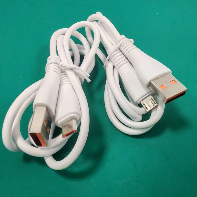 Fast Charging USB to Micro USB Type-C Cable with PVC Material for Mobile Phones and Power Banks